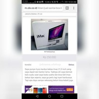 Penjual ini hanya ingin menjual kardus komputer. Namun keterangannya sangat panjang dan jelas. Foto: Instagram Drama Olshop