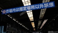 Begini bersihnya Tsukiji Fish Market di Jepang.