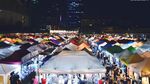 Foto: Pasar Malam Bangkok yang Mirip Game Tetris