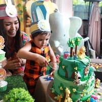 Jessica menggelar pesta ulang tahun meriah untuk El Barack pada 22 Juli 2017. El Barack berulang tahun ketiga. Foto: Dok. Instagram