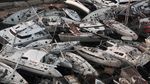 Kapal-kapal ini Terbawa Badai Irma, Ada yang Nyangkut di Kebun