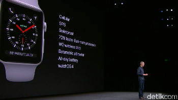 Ini deretan fitur yang dibenamkan Apple ke Watch Series 3.