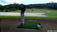 Liburan all inclusive di Club Med Bintan memberikan banyak pengalaman baru bagi para tamu. Salah satunya fasilitas golf (Bonauli/detikTravel)