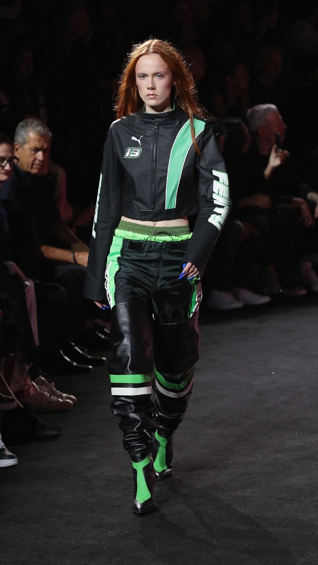 FENTY PUMA by Rihanna Spring/Summer 2018 Collection at Park Avenue Armory on September 10, 2017 in New York City.  (Photo by Brian Ach/Getty Images for FENTY PUMA By Rihanna)