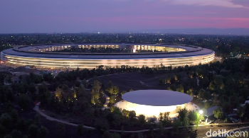 Ini Apple Campus yang jadi cita-cita Steve Jobs untuk mengumpulkan para insinyur terbaik dunia.
