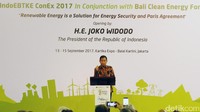 Dalam sambutannya, Jonan mengungkapkan pemerintah sangat berkomitmen dalam mewujudkan energi baru dan terbarukan (renewable energy). 