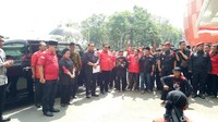 Rapat konsolidasi PDIP dengan Megawati Soekarno Putri digelar di Palembang Sport Convention Center (PSCC) (Raja Adil Siregar/detikcom)