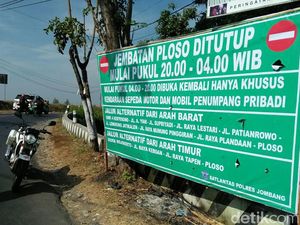 Jembatan Ploso Diperbaiki, Jalur Jombang-Tuban Ditutup 3 Bulan