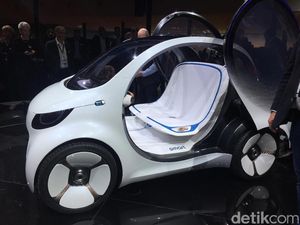 Begini Tampang Mobil Tanpa Sopir Cute dari Smart