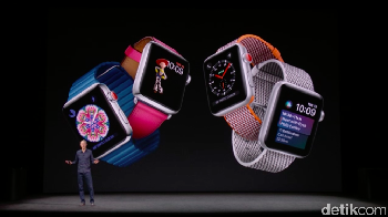 Deretan model Apple Watch Series 3.