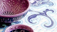 Buat yang suka garis klasik, motif parsley pada mangkuk warna-warni ini sangat serasi. Selain memberi kesan elegan juga modern dan stylish.Foto: Istimewa