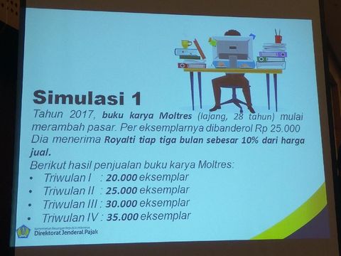 Bergaya Seperti AR, Sri Mulyani Beri Simulasi Pajak di Depan Pelaku Seni