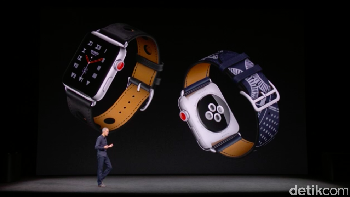 Deretan model Apple Watch Series 3.