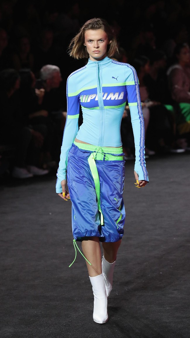 FENTY PUMA by Rihanna Spring/Summer 2018 Collection at Park Avenue Armory on September 10, 2017 in New York City.  (Photo by Brian Ach/Getty Images for FENTY PUMA By Rihanna)