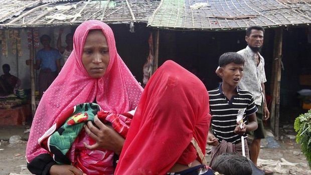 Kekurangan makanan dan obat, warga Rohingya di Rakhine tunggu bantuan dari luar