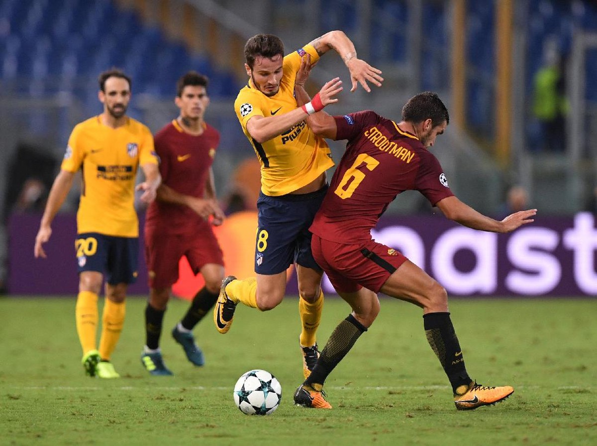 Tak ada gol di laga Roma vs Atletico (Alberto Lingria/Reuters)