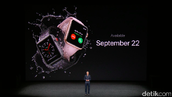 Apple Watch 3 ini sudah bisa dipesan pada 15 September dan diperoleh 22 September mendatang. Namun ketersediaannya masih terbatas di beberapa negara saja.