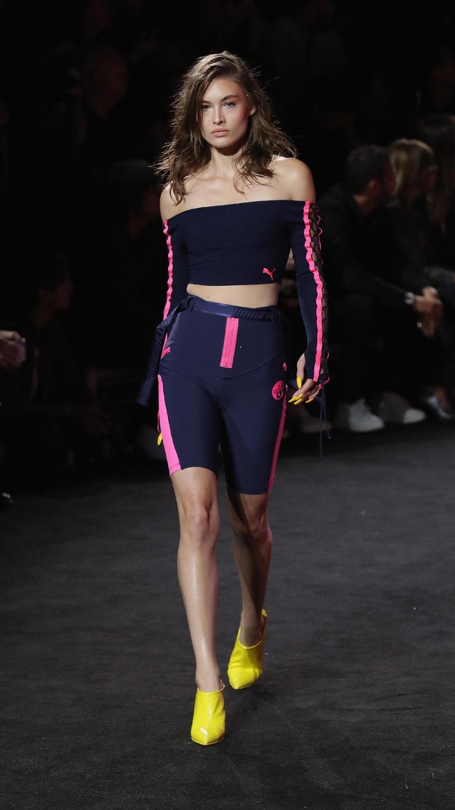 FENTY PUMA by Rihanna Spring/Summer 2018 Collection at Park Avenue Armory on September 10, 2017 in New York City.  (Photo by Brian Ach/Getty Images for FENTY PUMA By Rihanna)