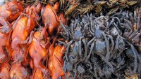Tarantula sering dianggap sebagai hewan yang menyeramkan, namun tarantula dijadikan hidangan makanan di Kamboja. Rasanya yang manis mirip dengan kepiting manis dan lembut saat masih segar.