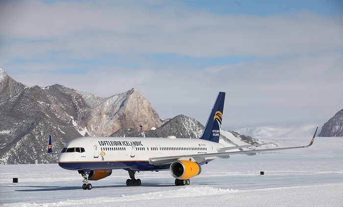 Bandara Union Glacier, antartika, kutub selatan