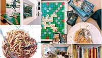 Mau makan pasta sambil baca buku dan main scrabble? Mampirlah ke The Living Room di Bishan Street. Menunya bervariasi dan lezat seperti nonya curry chicken, pasta, pizza dan burger. Foto: Singapore Motherhood