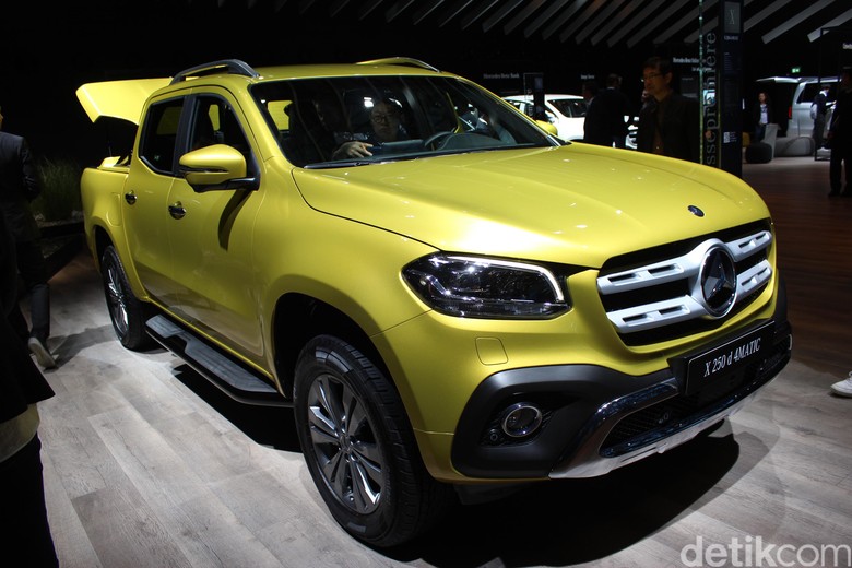 Pikap Mercedes-Benz X-Class di Frankfurt Motor Show (Foto: AN Uyung Pramudiarja) Pikap Mercedes-Benz X-Class di Frankfurt Motor Show (Foto: AN Uyung Pramudiarja)