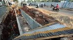 Saluran Air di Jalan KH Noer Ali Diperbaiki