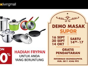 Yuk, Ikutan Demo Masak Bareng Supor di Index Living Mall!