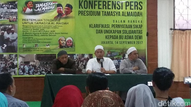 Presidium Tamasya Al Maidah Sebut Asma Dewi Anggota Biasa