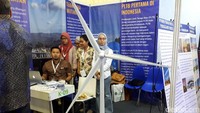 Turbin angin raksasa ini terdiri dari satu tiang dengan tinggi 80 meter, dilengkapi 3 kipas besar dengan panjang 57 meter. Di pameran ini, anda bisa menemukannya dengan ukuran mini skala 1:62.