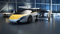 Mobil diklaim memenuhi standar otomotif dan juga enteng agar bisa terbang di udara. Bodi mobil terbuat dari bahan komposit yang super ringan. (AeroMobil).