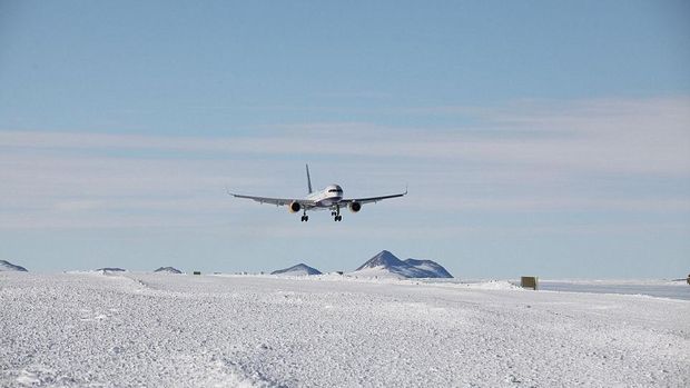 Bandara Union Glacier, antartika, kutub selatan