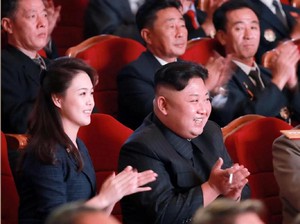 Jarang Muncul, Istri Kim Jong-Un Tampil di Pesta Uji Coba Nuklir