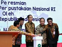 Jokowi di Perpusnas: Sambangi Tunanetra hingga Anak TK
