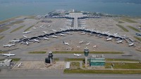 Hong Kong International Airport di posisi ke-8 (Foto: @Hoosier Tims Travel Videos/Youtube)