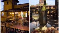 Alfresco Tasting Terrace yang berada di Disney California Adventure ini bisa dijadikan tempat bersantai bersama pasangan. Di teras Alfersco yang terinspirasi oleh Tuscan ini punya pemandangan yang cantik dengan hidangan spesial. Foto: Istimewa