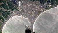 Penampakan kepulauan Jepang dipotret dari ketinggian/Foto: AFP