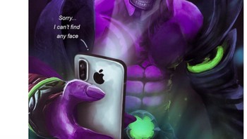 Mungkin kalau sosok ini punya iPhone X, si ponsel akan kesulitan memindai wajahnya. Foto: istimewa