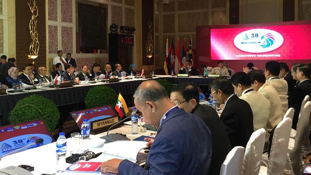 Fadli Zon dan pimpinan parlemen se-ASEAN di Manila