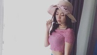 Postur tubuhnya yang langsing ditambah wajah cantiknya. Dok. Instagram/nadinesyahria