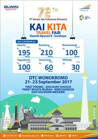 Ayo, Serbu Tiket Murah Kereta Di KAI KITA TRAVEL FAIR