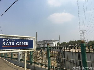 Penampakan Batuceper, Stasiun Khusus untuk Kereta Bandara