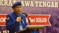 Ketua Badan Pembinaan Organisasi, Keanggotaan dan Kaderisasi (BPOKK) Partai Demokrat Pramono Edhie Wibowo memberikan sambutannya. Foto: dok. Partai Demokrat