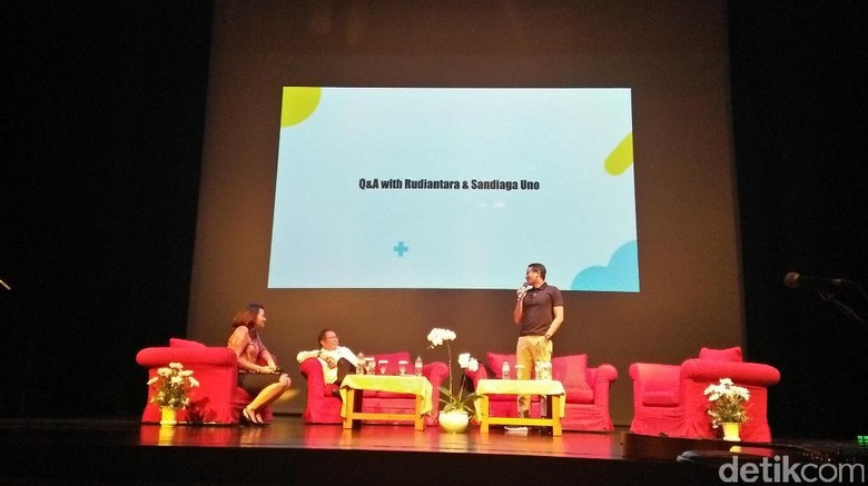 Hadiri IME Conference, Sandi Bicara Persaingan Usaha Kaum Milenial Hadiri IME Conference, Sandi Bicara Persaingan Usaha Kaum Milenial