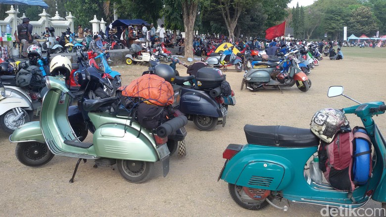 Ilustrasi Vespa 2 Tak. Foto: Edzan Raharjo/detikcom Ilustrasi Vespa 2 Tak. Foto: Edzan Raharjo/detikcom
