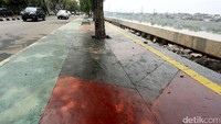 Penataan ini untuk memberikan kenyamanan pejalan kaki.