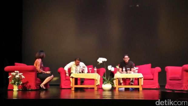 Wagub DKI Jakarta terpilih Sandiaga Uno menghadiri acara IME Conference di British School Jakarta.