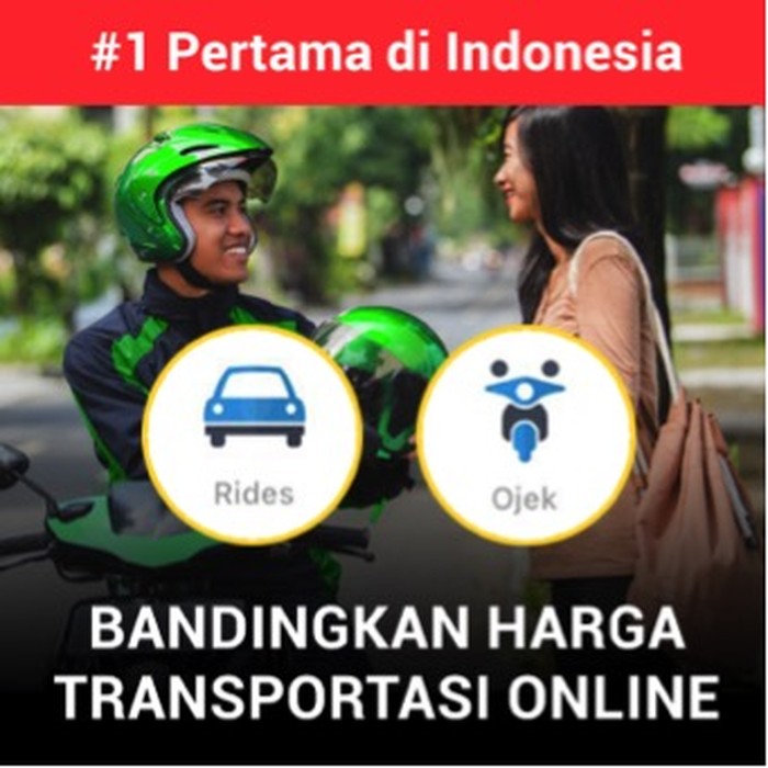 Aplikasi Pertama yang Bisa Bandingkan Harga Transportasi Online