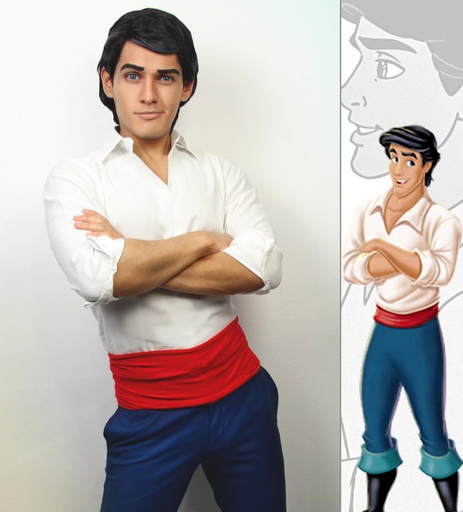 Kalau yang ini saat Stryker berubah jadi Pangeran Eric di cerita The Little Mermaid. Foto: dok. Instagram