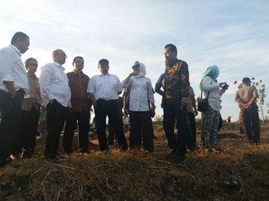 Anggota DPR RI Tinjau Lokasi Pembangunan Bendungan di Bojonegoro